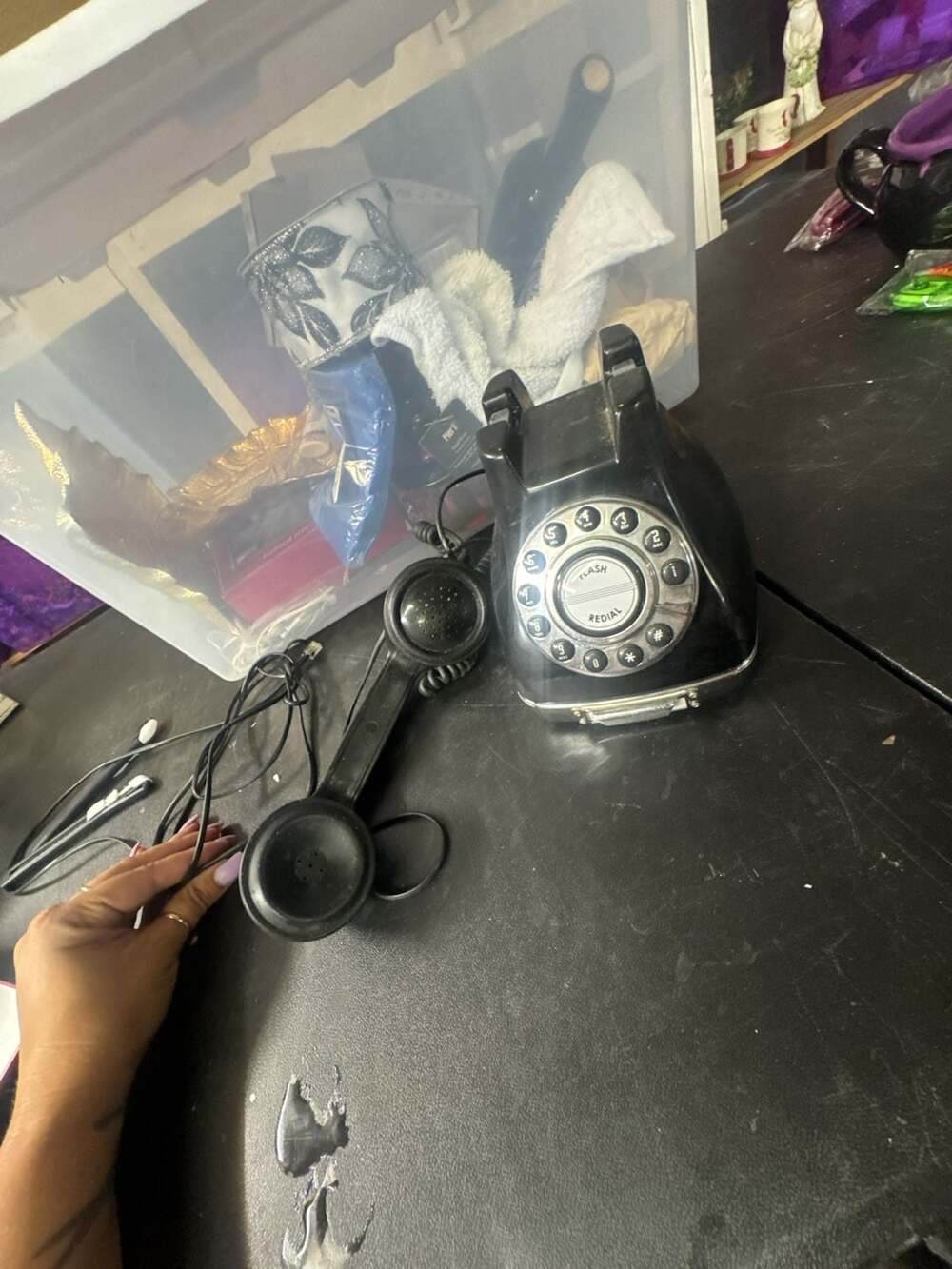 Classic Phone III Push Button Landline Telephone by PF Products